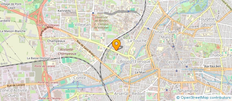 localisation de l'entreprise LA FINANCIERE D'EMERAUDE  RENNES