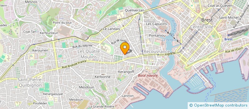 localisation de l'entreprise LA FINANCIERE D'ICI à BREST