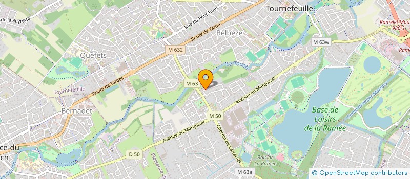 localisation de l'entreprise LA FINANCIERE DE CHAMBORD à TOURNEFEUILLE