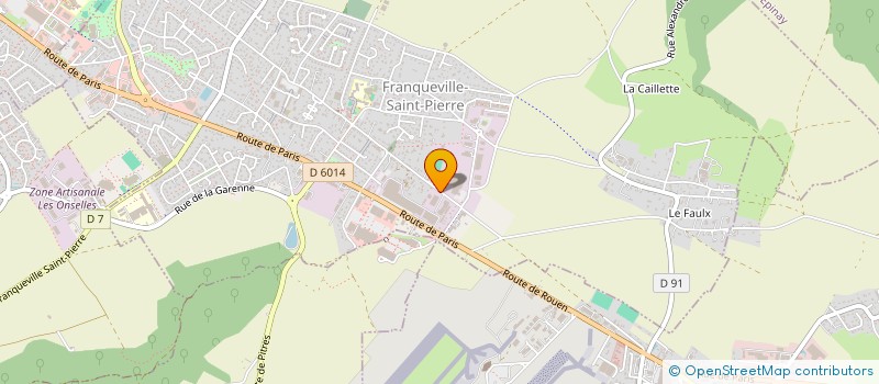 localisation de l'entreprise LA FINANCIERE DE FRANQUEVILLE  FRANQUEVILLE-SAINT-PIERRE