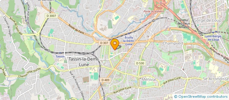 localisation de l'entreprise LA FINANCIERE DE HYGIFIE  TASSIN-LA-DEMI-LUNE