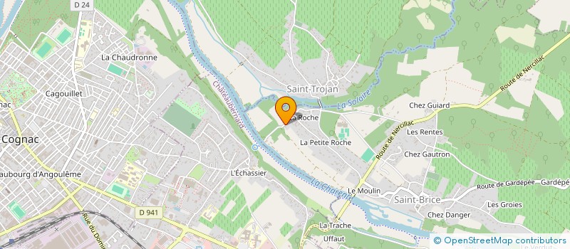 localisation de l'entreprise LA FINANCIERE DE L'ECHASSIER  SAINT-BRICE