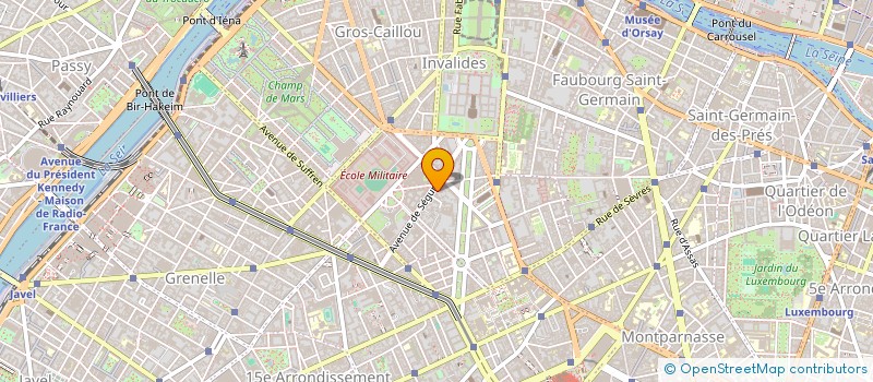 localisation de l'entreprise LA FINANCIERE DE MEN VRAZ  PARIS