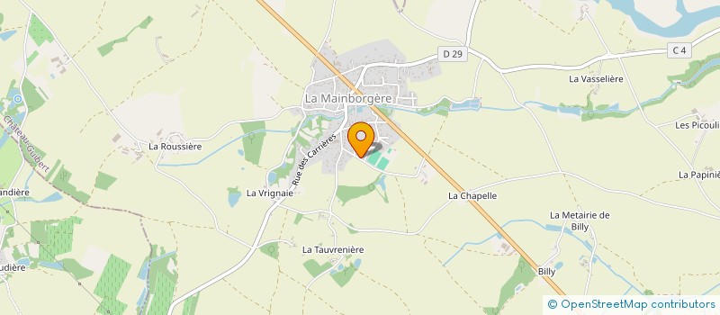 localisation de l'entreprise LA FINANCIERE DE REAUMUR  CHATEAU-GUIBERT