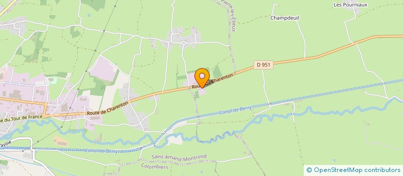 localisation de l'entreprise LA FINANCIERE DE TRONCAIS  SAINT-PIERRE-LES-ETIEUX