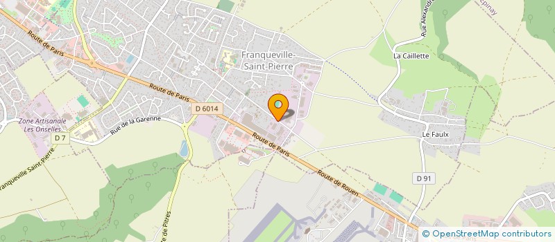 localisation de l'entreprise LA FINANCIERE DE WISSOUS  FRANQUEVILLE-SAINT-PIERRE