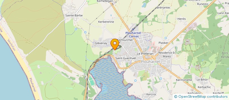 localisation de l'entreprise LA FINANCIERE DES BELOTEURS  PLOUHARNEL