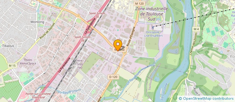 localisation de l'entreprise LA FINANCIERE DES DOCKS  TOULOUSE