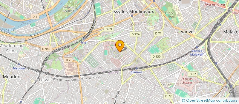 localisation de l'entreprise LA FINANCIERE DES MIJOR à ISSY-LES-MOULINEAUX