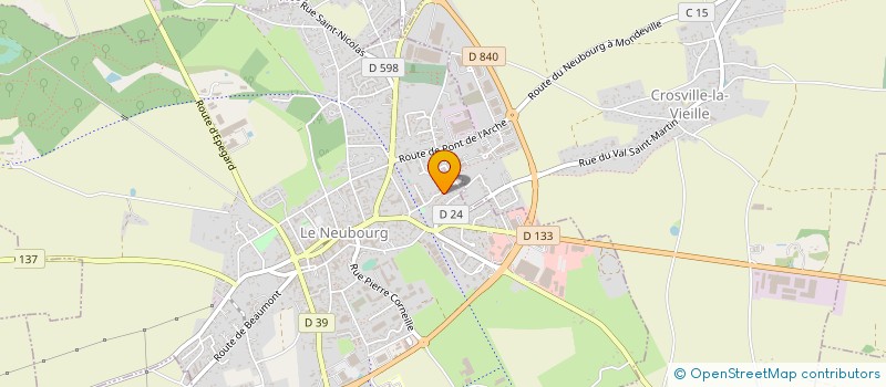 localisation de l'entreprise LA FINANCIERE DU PLATEAU à EPEGARD