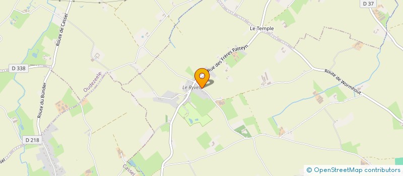 localisation de l'entreprise LA FINANCIERE DU RYVELD  STEENVOORDE