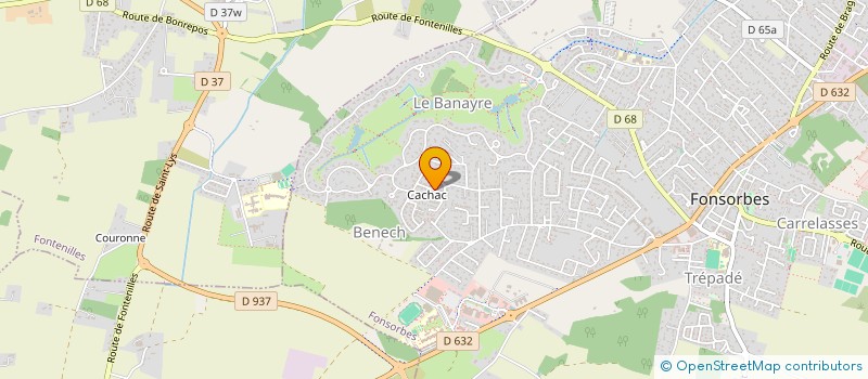 localisation de l'entreprise LA FINANCIERE DU SUD-OUEST  FONSORBES