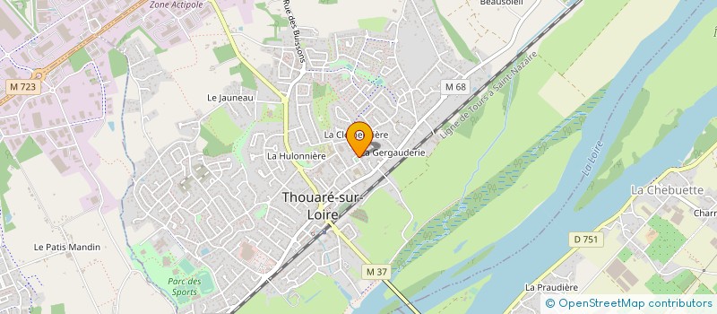 localisation de l'entreprise LA FINANCIERE ECOSYS à CARQUEFOU