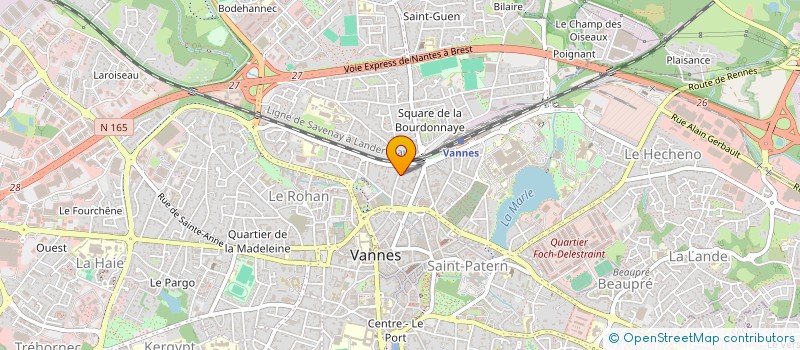 localisation de l'entreprise LA FINANCIERE EMANDICLO à VANNES