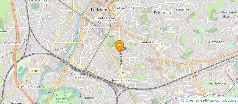 localisation de l'entreprise LA FINANCIERE GMA à LE MANS