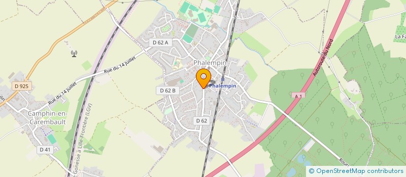 localisation de l'entreprise LA FINANCIERE HALARD  PHALEMPIN