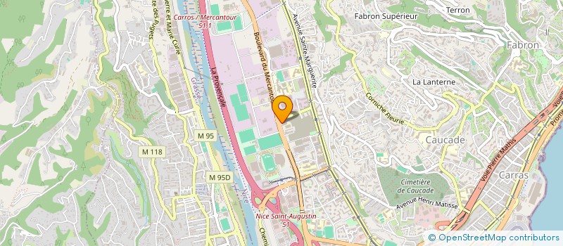 localisation de l'entreprise LA FINANCIERE LAPORTE à NICE