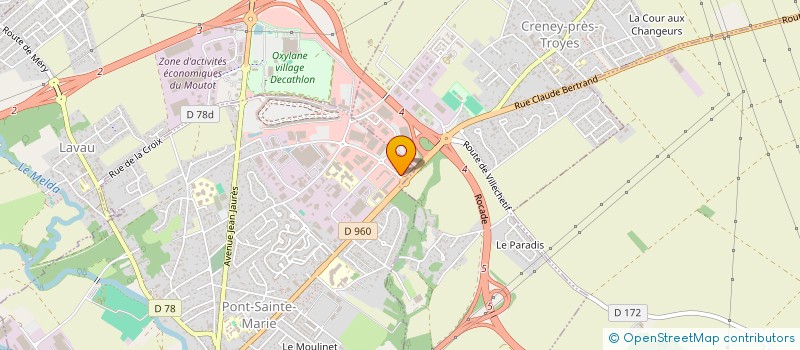 localisation de l'entreprise LA FINANCIERE LAUREMI  PONT-SAINTE-MARIE