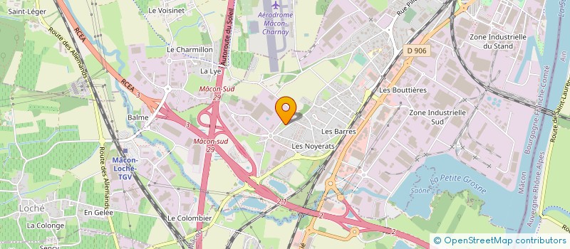 localisation de l'entreprise LA FINANCIERE MACONNAISE à MACON