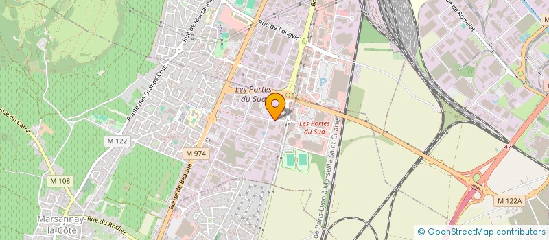 localisation de l'entreprise LA FINANCIERE MBA MENUISERIE BOIS AGENCEMENT à MARSANNAY-LA-COTE