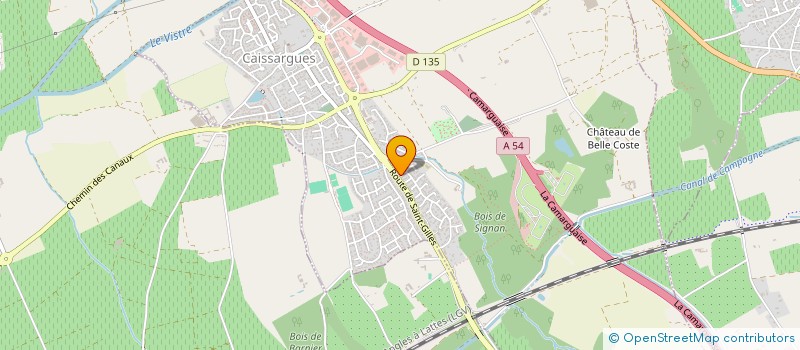 localisation de l'entreprise LA FINANCIERE NEMAUSUS  CAISSARGUES