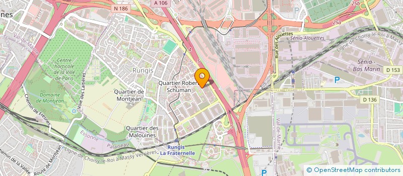 localisation de l'entreprise LA FINANCIERE NEXT GP à RUNGIS