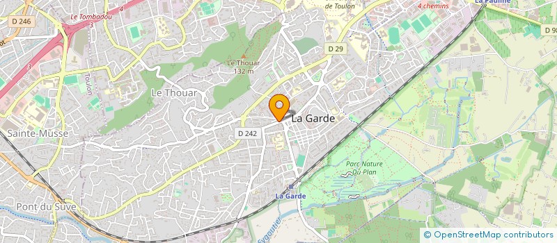 localisation de l'entreprise LA FINANCIERE PACA à LA GARDE