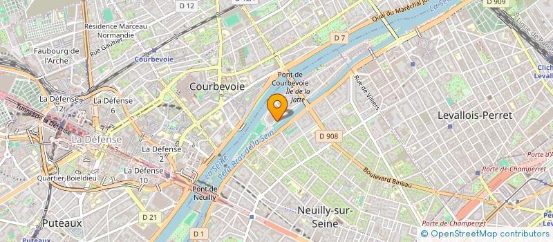 localisation de l'entreprise LA FINANCIERE PHENIX HOLDING à NEUILLY-SUR-SEINE
