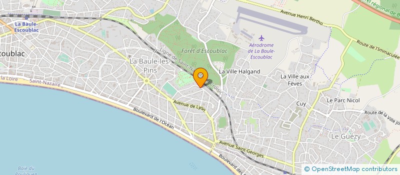 localisation de l'entreprise LA FINANCIERE ROMEO à LA BAULE-ESCOUBLAC