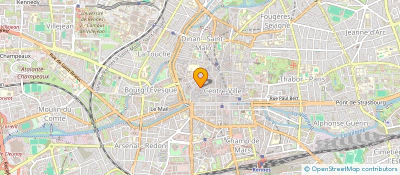 localisation de l'entreprise LA FINANCIERE SAINT-GUILLAUME  RENNES