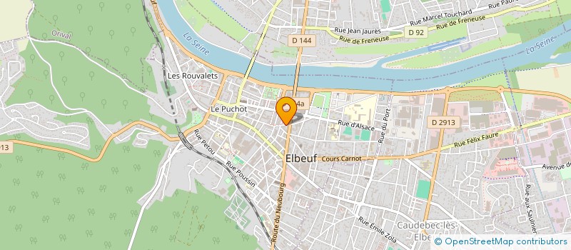 localisation de l'entreprise LA FINANCIERE SUBE PNEURAMA  PERROS-GUIREC