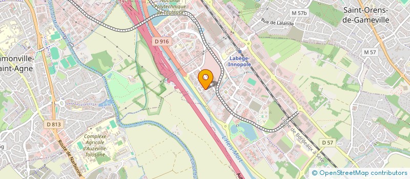 localisation de l'entreprise LA FINANCIERE THEODORE à LABEGE