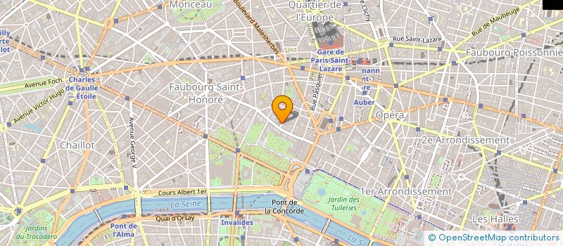 localisation de l'entreprise LA FINANCIERE XERYS 21  PARIS