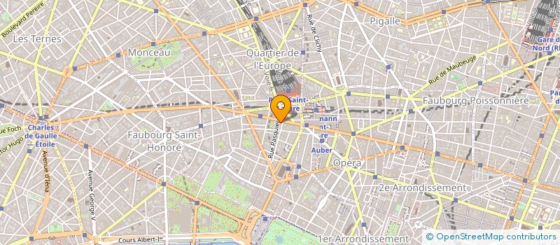 localisation de l'entreprise LA FINANCIERE XERYS 22  PARIS