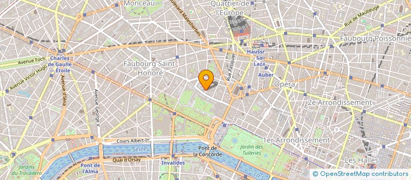 localisation de l'entreprise LA FINANCIERE XERYS  PARIS