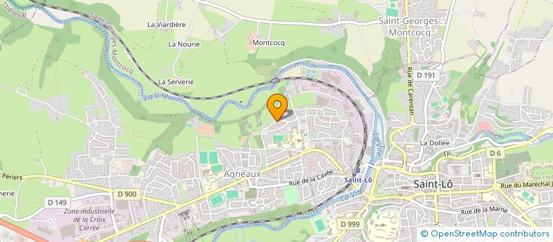 localisation de l'entreprise LA FINCA  AGNEAUX