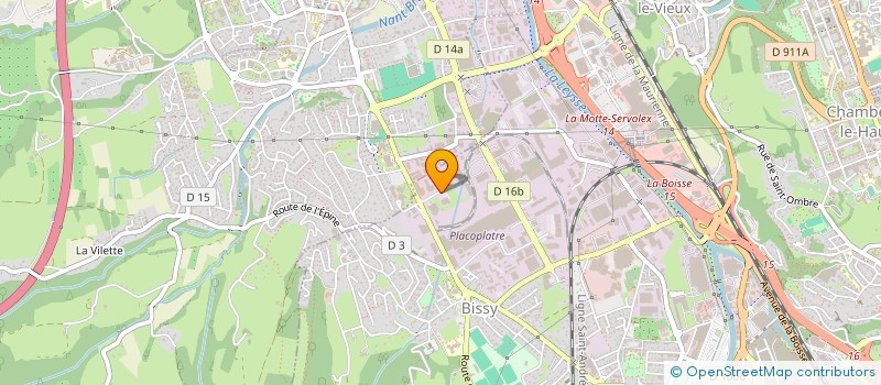localisation de l'entreprise LA FINE BOUCHE à CHAMBERY