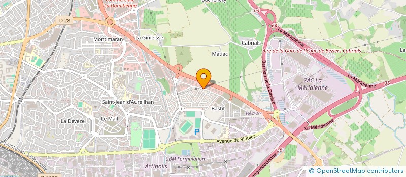 localisation de l'entreprise LA FINE BOUCHE  BEZIERS