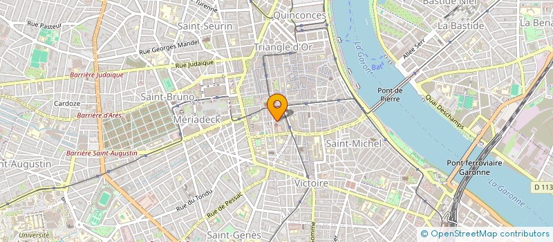 localisation de l'entreprise LA FINE BOUCHE  BORDEAUX