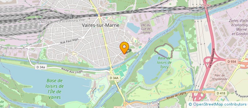 localisation de l'entreprise LA FINE EQUIPE  VAIRES-SUR-MARNE