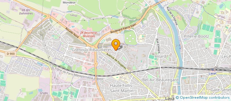 localisation de l'entreprise LA FINE EQUIPE à LAVAL