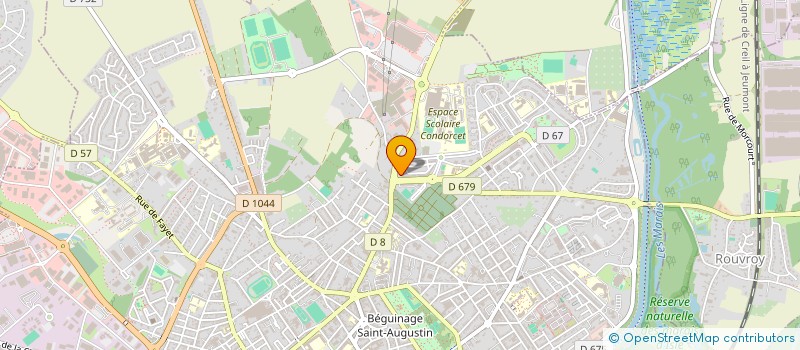 localisation de l'entreprise LA FINE FLEUR à SAINT-QUENTIN