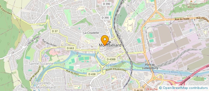 localisation de l'entreprise LA FINE GUEULE à MONTBELIARD