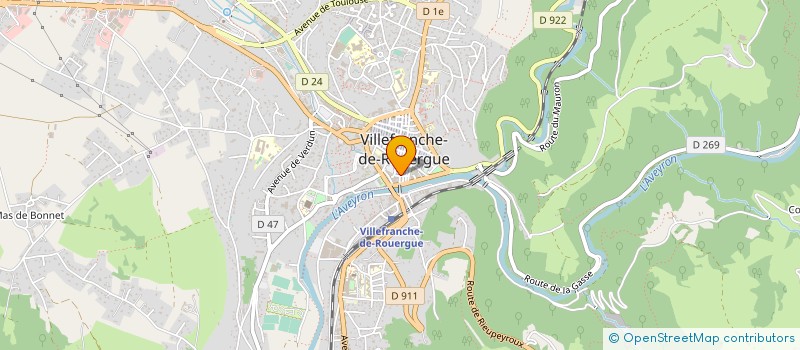 localisation de l'entreprise LA FINE LAME à VILLEFRANCHE-DE-ROUERGUE