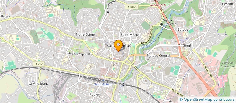 localisation de l'entreprise LA FINE PRALINE à SAINT-BRIEUC