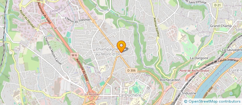 localisation de l'entreprise LA FINOISE  CHAMPAGNE-AU-MONT-D'OR