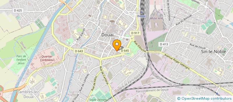 localisation de l'entreprise LA FIORENTINA à DOUAI