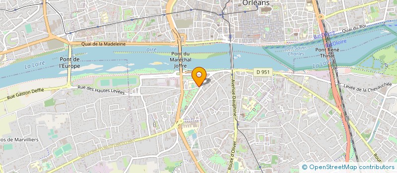 localisation de l'entreprise LA FIRM à ORLEANS