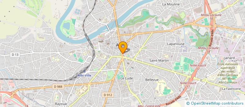 localisation de l'entreprise LA FIRMA ALBI à ALBI