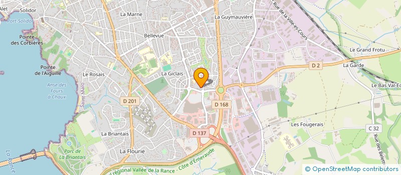 localisation de l'entreprise LA FIRME  SAINT-MALO